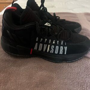 adidas Black and Red Men's Athletic Shoes